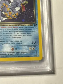 Pokemon Team Rocket Dark Gyarados Holo Rare 1st Edition 8/82 PSA 6 2000 - Image 5