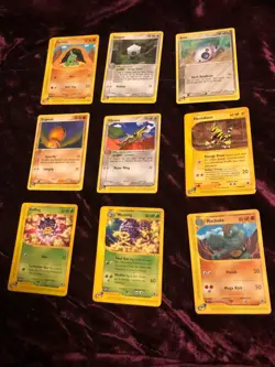 Vintage Pokemon EX Era Lot Trapinch Vibrava Koffing Weezing Electabuzz - Image 1