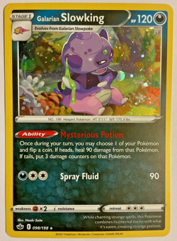 Galarian Slowking Holo Rare 98/198 Chilling Reign M/NM Pokemon TCG - Image 1