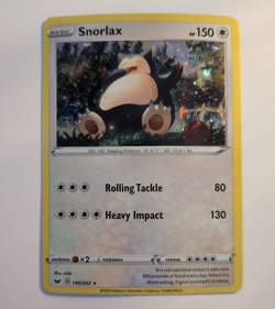 Snorlax Cosmos Holo 140/202 Exclusive 2-Pack Blister Holo SWSH Pokemon - Image 1