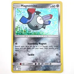Pokemon TCG Magnemite Confetti Holo 8/12 2018 McDonalds Promo LP Light Play - Image 1