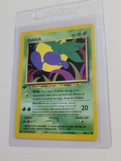 Oddish - Pokemon Neo Genesis First 1st Edition #68 - Common - Image 2