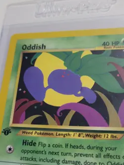 Oddish - Pokemon Neo Genesis First 1st Edition #68 - Common - Image 3