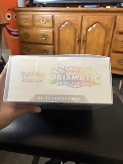 Pokemon TCG Scarlet & Violet Prismatic Evolutions ETB Elite Trainer Box SEALED - Image 4