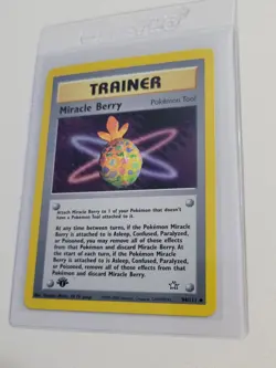Miracle Berry - Pokemon Neo Genesis First 1st Edition #94 - Uncommon Trainer - Image 1