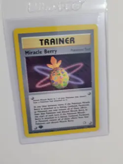 Miracle Berry - Pokemon Neo Genesis First 1st Edition #94 - Uncommon Trainer - Image 2