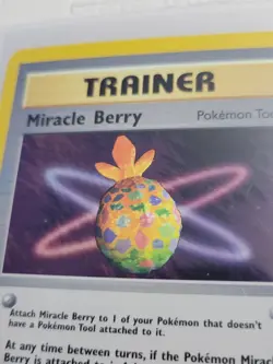 Miracle Berry - Pokemon Neo Genesis First 1st Edition #94 - Uncommon Trainer - Image 3