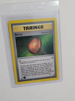 Berry - Pokemon Neo Genesis First 1st Edition #99 - Common Trainer Misprint... - Image 1