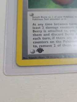 Berry - Pokemon Neo Genesis First 1st Edition #99 - Common Trainer Misprint... - Image 4