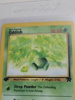 Oddish - Pokemon Team Rocket First 1st Edition #63 - Excellent to Near Mint - Image 3
