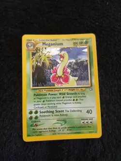 Pokemon Meganium 11/111 Neo Genesis Holo Rare - Image 1
