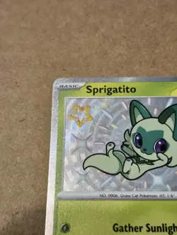 Sprigatito SVP 076 SVP076 Scarlet & Violet Black Star Promo Pokemon Shiny NM - Image 3