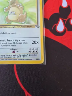Pokemon TCG KANGASKHAN JUNGLE #5 5/64 WOTC HOLO 1st Edition Holo Rare LP - Image 5