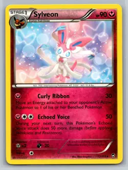 Pokemon TCG Sylveon Rare XY- Furious Fists - Image 1