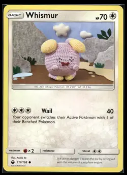 Whismur 117/168 Common Celestial Storm Pokemon Moderately Played - Image 1