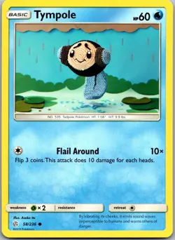 Tympole 58/236 Common Cosmic Eclipse Pokemon Near Mint - Image 1