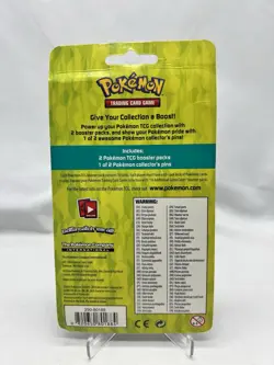 Vintage 2016 Pokemon XY Breakpoint, Fates Collide (2 Booster Pack) Pin Blister - Image 2