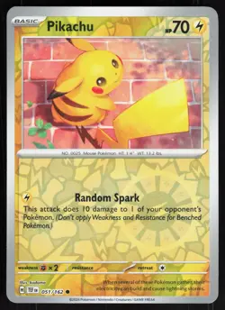PIKACHU ( TEF 051/162 ) REVERSE HOLO - Pokemon - 2024 KODAMA LP - Image 1