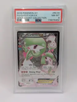 2016 Pokemon XY Gardevoir EX Radiant Collection Card #RC30 PSA 8 - Image 1