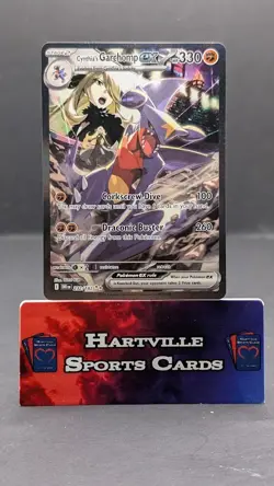 2025 Pokemon TCG Cynthia's Garchomp EX Holo Card 232/182 Sv10: Destined Rivals - Image 1