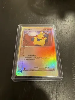 Pokemon TCG Ruby and Sapphire Makuhita Card 58/109 Reverse Holo Common - Image 2