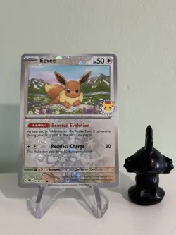 Eevee - (Pokemon Day 2025) (Reverse Cosmos Holo) 074/131 Miscellaneous Cards... - Image 1