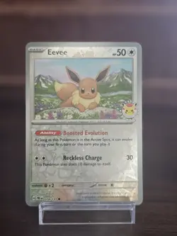 Eevee - (Pokemon Day 2025) (Reverse Cosmos Holo) 074/131 Miscellaneous Cards... - Image 1