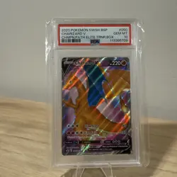 PSA 10 Charizard V #050 Pokemon SWSH Black Star Promo Champion's Path ETB - Image 3