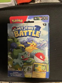 Pokemon TCG My First Battle Starter Kit 2 Mini Decks 34 Cards English 2023 - Image 1