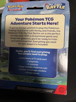 Pokemon TCG My First Battle Starter Kit 2 Mini Decks 34 Cards English 2023 - Image 2