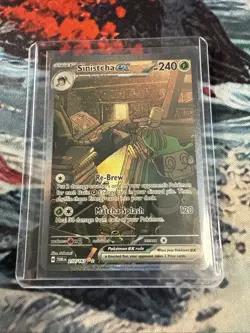 Pokemon TCG Sinistcha EX 210/167 Twilight Masquerade Card - Image 1