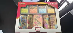 Pokemon TCG Scarlet & Violet 151 Mini Tins Costco Bundle (Meowth), 5-Pack - Image 1