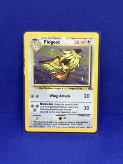 Pokemon TCG Pidgeot Jungle 8/64 Holo Unlimited Holo Rare - Image 1