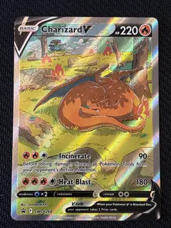 Pokemon TCG Charizard V SWSH260 Sword & Shield Black Star Promo Near Mint NM - Image 1