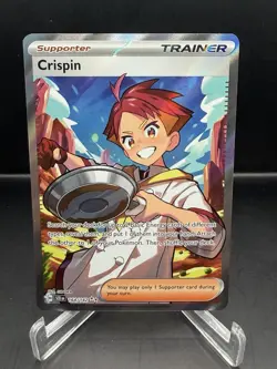 Pokemon Crispin 164/142 SV07: Stellar Crown Ultra Rare Full Art Holo English - Image 1