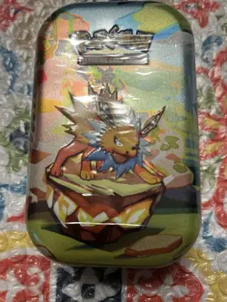 Jolteon Pokemon Prismatic Evolutions Mini Tin Sealed New 2025 - Image 2