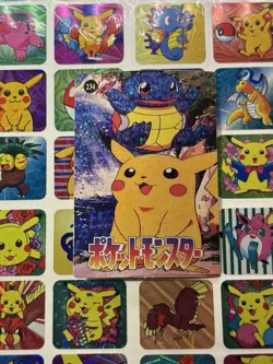 Pokemon Charizard Vintage Pocket Monsters Vending HOLO Prism Sticker 99 Nintendo - Image 1