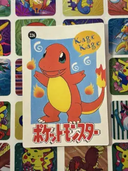 Pokemon Charizard Vintage Pocket Monsters Vending HOLO Prism Sticker 99 Nintendo - Image 4