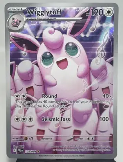 Pokemon Wigglytuff 105/094 Me02: Phantasmal Flames Illustration Rare Holo Cute - Image 1