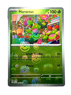 Maractus 008/086 Master Ball Pokemon TCG SV: Black Bolt NM - Image 1