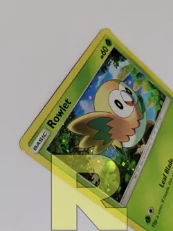Rowlet ® Promo SM153 ® Promo Holo Foil ® Pokemon ® Inglese ® Good- - Image 3