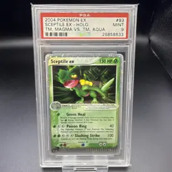 Pokemon PSA 9 Sceptile Ex Magma Vs Aqua 93/95 Rare Holo E Series - Image 1