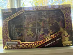 Pokemon TCG Morpeko V Union Sealed BoX, Premium Playmat Collection w/box damage - Image 1