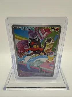 Litten Pokemon 30th Anniversary TCG My First Partner Illustration Art Promo 044 - Image 1