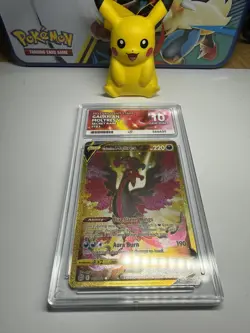 Pokemon Galarian Moltres V #183 Brilliant Stars ACE 10 *Perfect Subgrades* - Image 1