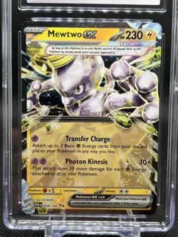 💥CGC GEM MINT 10💥 MEWTWO EX POKEMON PARADOX RIFT 058/182 - Image 2