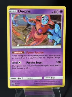 SWIRL Pokemon TCG Deoxys SM164 Sun and Moon Black Star Promo Holo LP+ - Image 3
