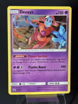SWIRL Pokemon TCG Deoxys SM164 Sun and Moon Black Star Promo Holo LP+ - Image 5