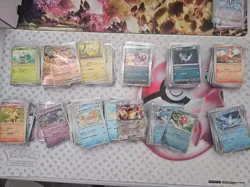 Japanese pokemon 151 bulk lot 600 cards NM - C,U,R,dbl rare, RH - Image 1