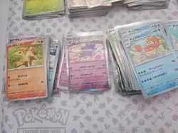 Japanese pokemon 151 bulk lot 600 cards NM - C,U,R,dbl rare, RH - Image 4